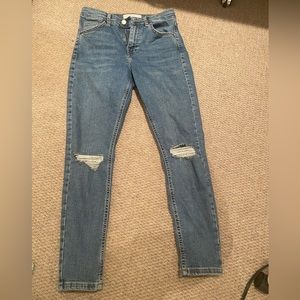 Jamie Ripped Ankle Skinny Jeans